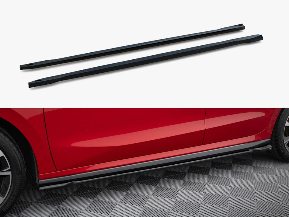 Maxton Design Side Skirts Diffusers Skoda Fabia Monte Carlo Mk4 - SK-FA-4-MC-SD1G - Image 1