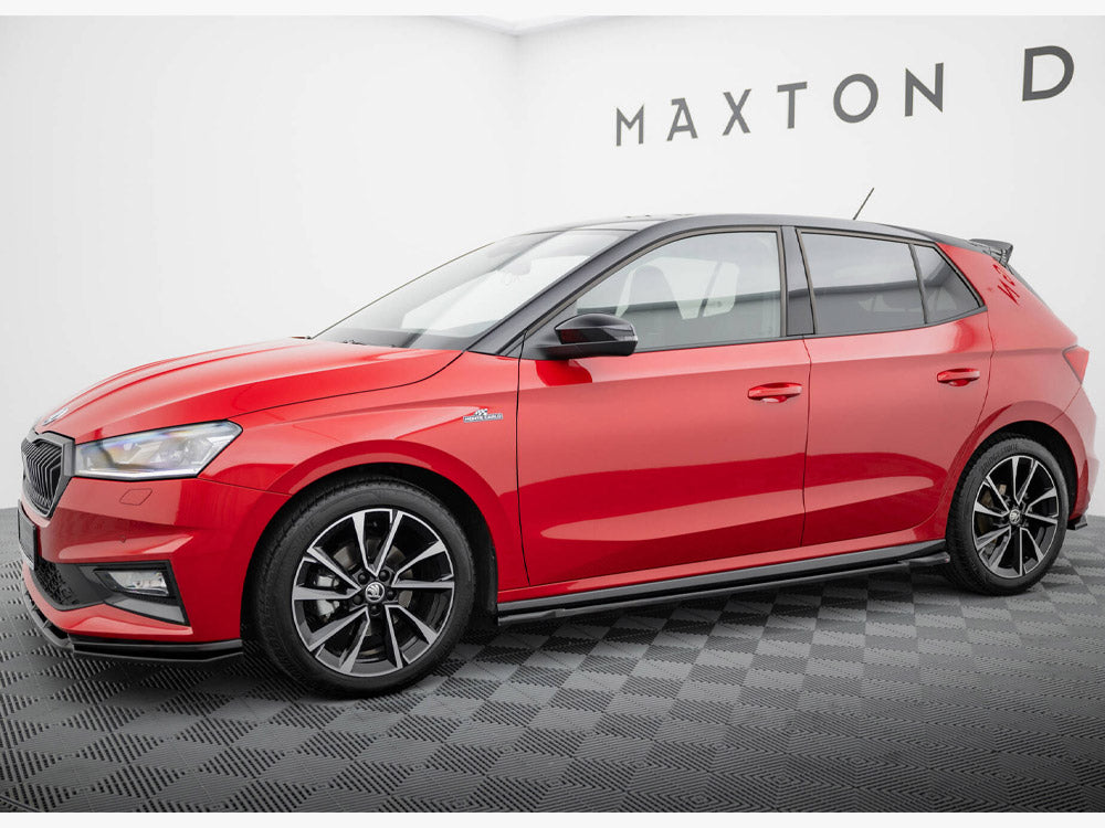 Maxton Design Side Skirts Diffusers Skoda Fabia Monte Carlo Mk4 - SK-FA-4-MC-SD1G - Image 2