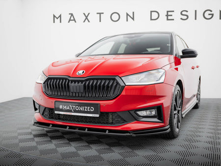 Maxton Design Front Splitter Skoda Fabia Monte Carlo Mk4 - SK-FA-4-MC-FD1G - Image 2