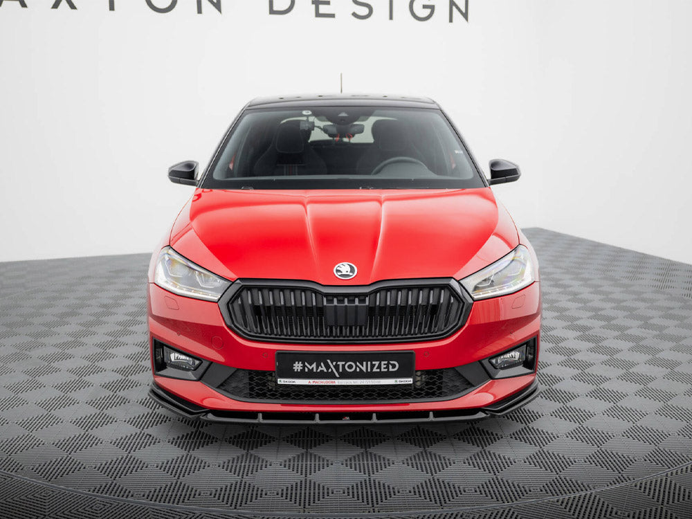 Maxton Design Front Splitter Skoda Fabia Monte Carlo Mk4 - SK-FA-4-MC-FD1G - Image 3