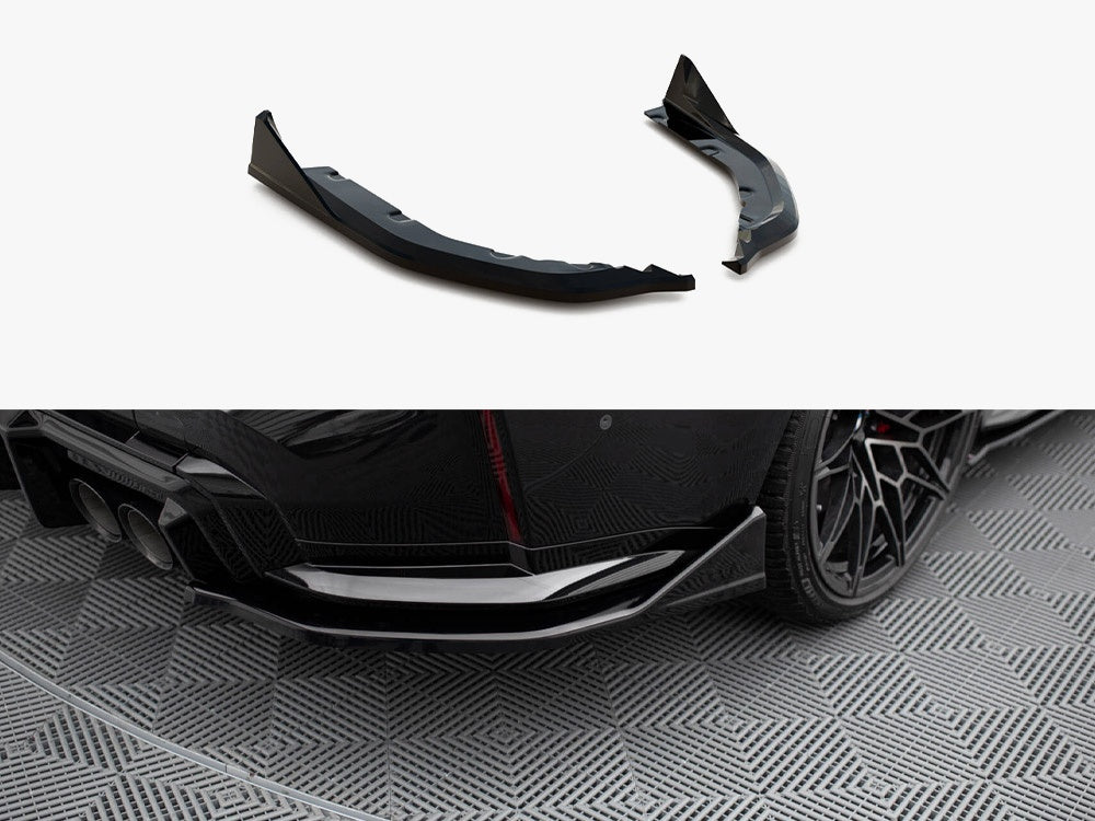 Maxton Design Rear Side Splitters V.6 CSL Look (For rear valance v.1) BMW M3 G80 - BM-3-G80-M-RSD6G - Image 1