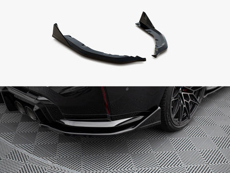 Maxton Design Rear Side Splitters V.6 CSL Look (For rear valance v.1) BMW M3 G80 - BM-3-G80-M-RSD6G - Image 1