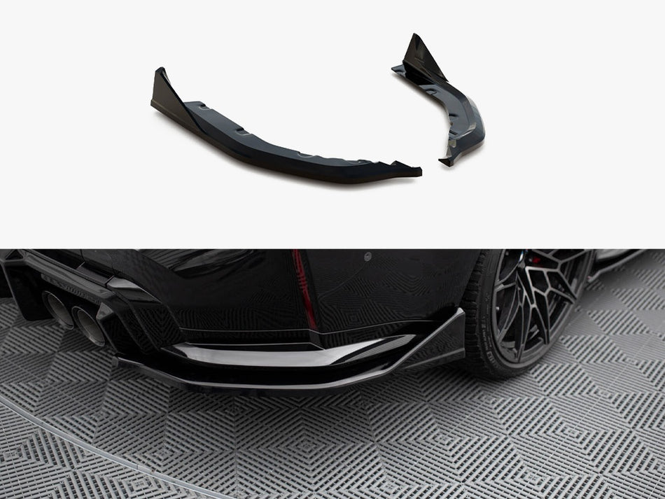 Maxton Design Rear Side Splitters V.6 CSL Look (For rear valance v.1) BMW M3 G80 - BM-3-G80-M-RSD6G - Image 1