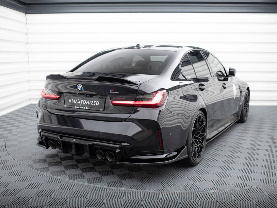 Maxton Design Rear Side Splitters V.6 CSL Look (For rear valance v.1) BMW M3 G80 - BM-3-G80-M-RSD6G - Image 2