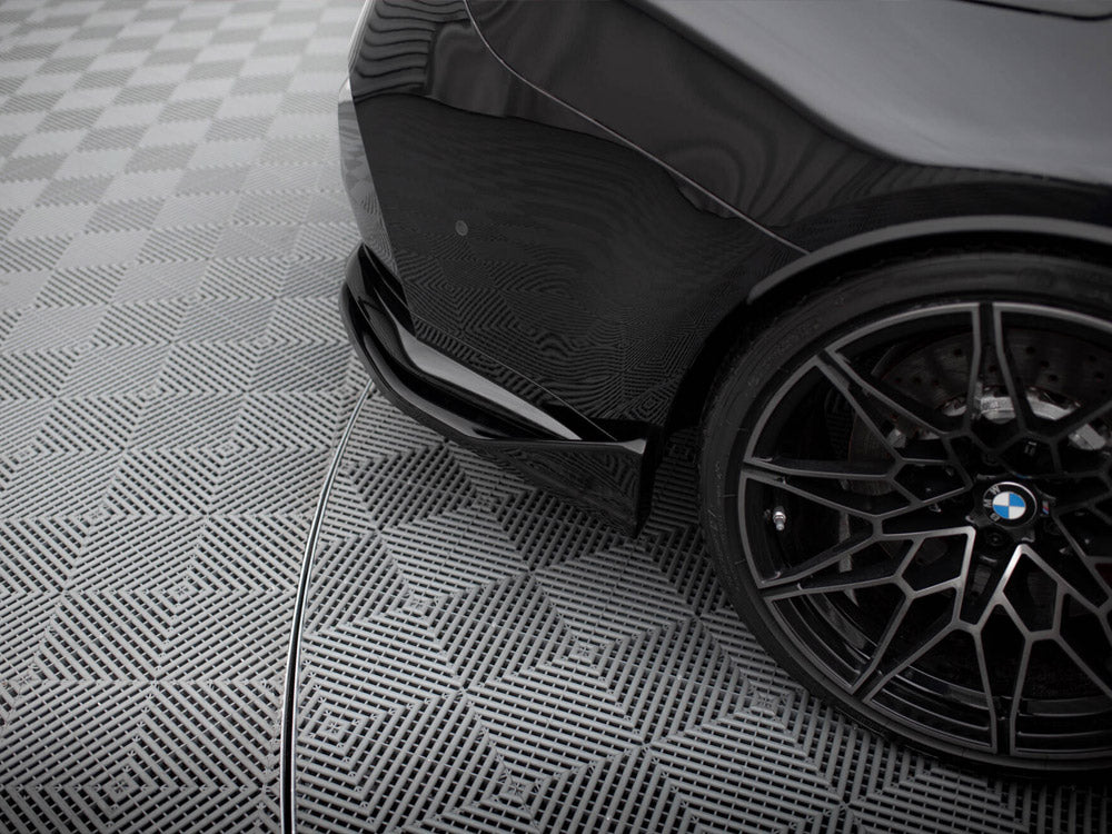 Maxton Design Rear Side Splitters V.6 CSL Look (For rear valance v.1) BMW M3 G80 - BM-3-G80-M-RSD6G - Image 4