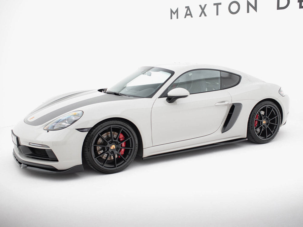 Maxton Design Side Skirts Diffusers Porsche 718 Cayman GTS 982c - PO-CA-718-GTS-SD1G - Image 2