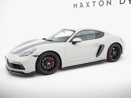 Maxton Design Side Skirts Diffusers Porsche 718 Cayman GTS 982c - PO-CA-718-GTS-SD1G - Image 2