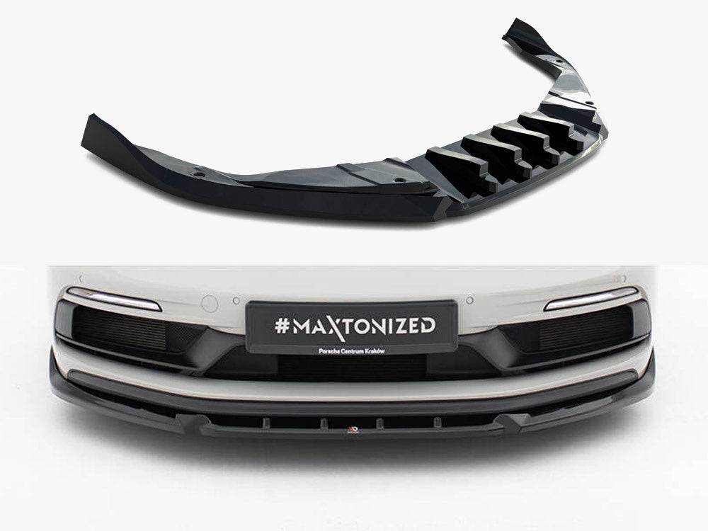 Maxton Design Front Splitter V.2 Porsche 718 Cayman GTS 982c - PO-CA-718-GTS-FD2G - Image 1