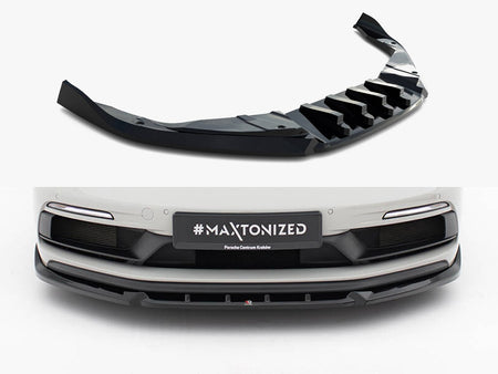 Maxton Design Front Splitter V.2 Porsche 718 Cayman GTS 982c - PO-CA-718-GTS-FD2G - Image 1