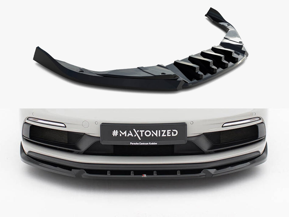 Maxton Design Front Splitter V.2 Porsche 718 Cayman GTS 982c - PO-CA-718-GTS-FD2G - Image 1