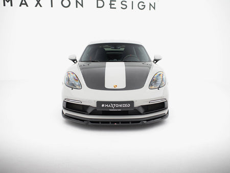 Maxton Design Front Splitter V.2 Porsche 718 Cayman GTS 982c - PO-CA-718-GTS-FD2G - Image 3
