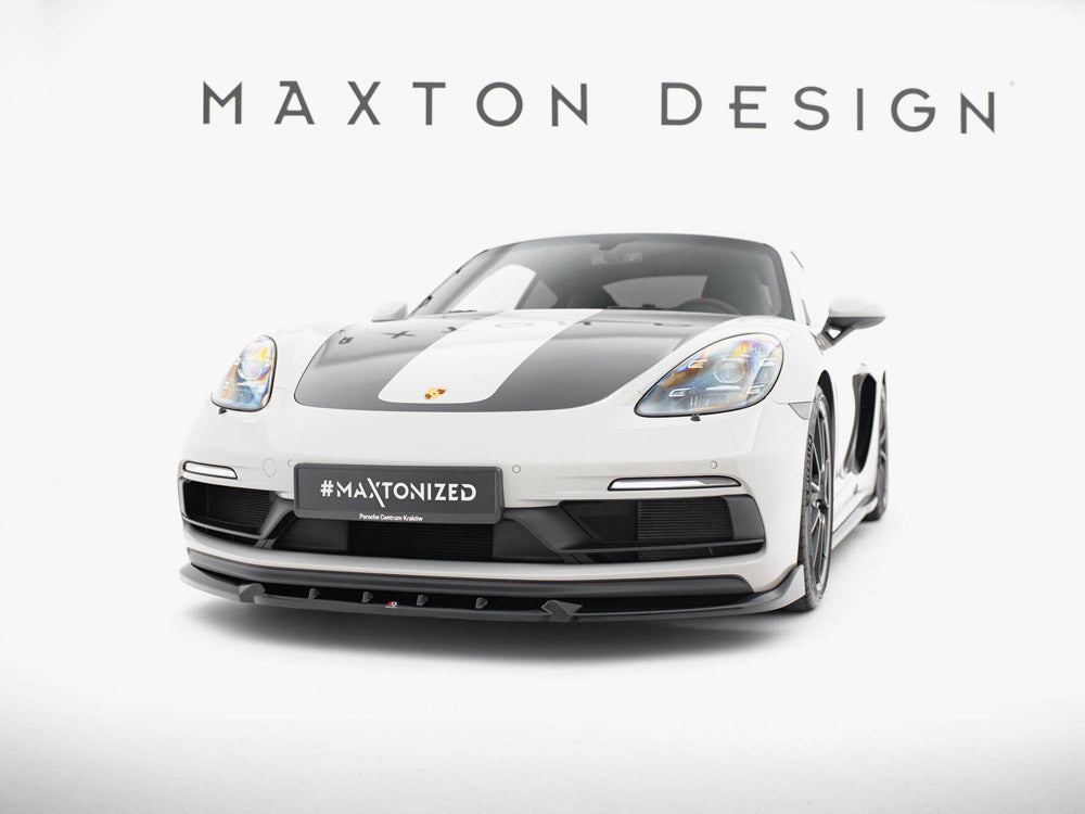 Maxton Design Front Splitter V.2 Porsche 718 Cayman GTS 982c - PO-CA-718-GTS-FD2G - Image 2