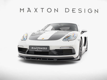Maxton Design Front Splitter V.2 Porsche 718 Cayman GTS 982c - PO-CA-718-GTS-FD2G - Image 2