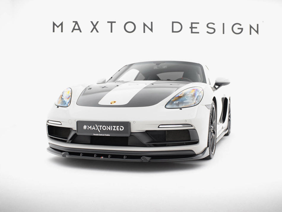 Maxton Design Front Splitter V.2 Porsche 718 Cayman GTS 982c - PO-CA-718-GTS-FD2G - Image 2