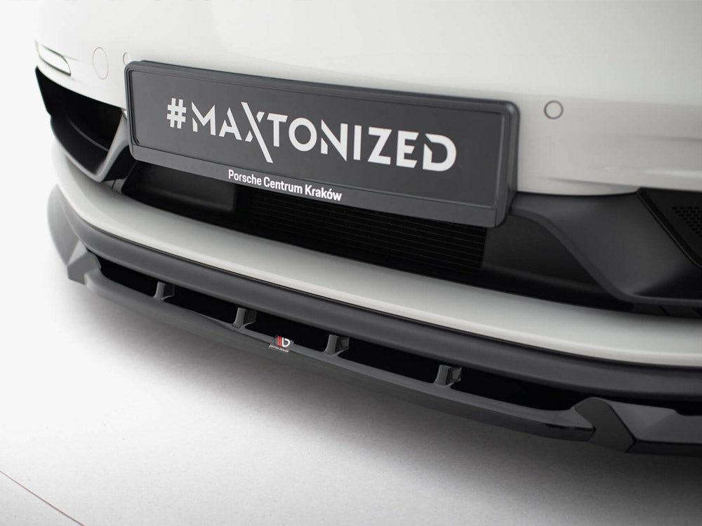 Maxton Design Front Splitter V.2 Porsche 718 Cayman GTS 982c - PO-CA-718-GTS-FD2G - Image 4
