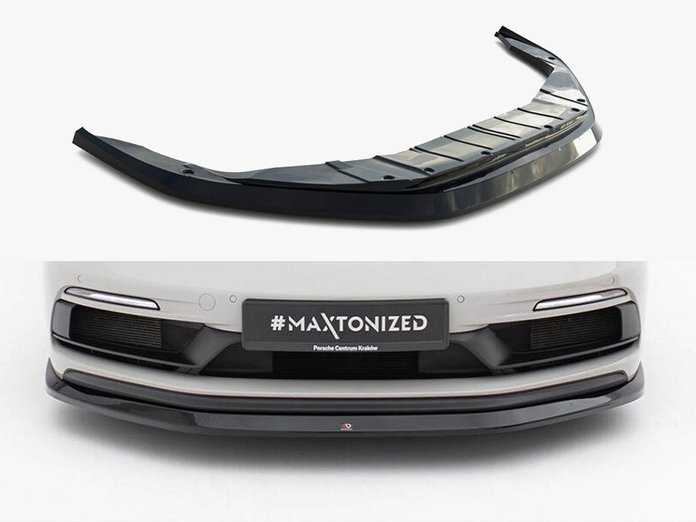 Maxton Design Front Splitter V.1 Porsche 718 Cayman GTS 982c - PO-CA-718-GTS-FD1G - Image 1