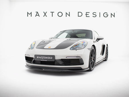 Maxton Design Front Splitter V.1 Porsche 718 Cayman GTS 982c - PO-CA-718-GTS-FD1G - Image 2