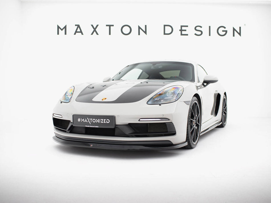 Maxton Design Front Splitter V.1 Porsche 718 Cayman GTS 982c - PO-CA-718-GTS-FD1G - Image 2