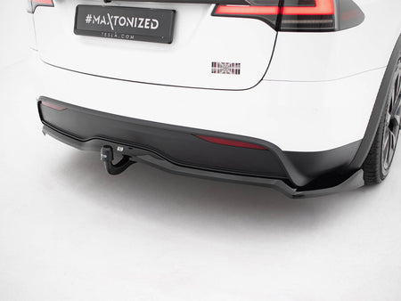 Maxton Design Rear Splitter (Vertical Bars) V.2 Tesla Model X Mk1 Facelift - TE-MODELX-1F-RD3G+RD4G - Image 7