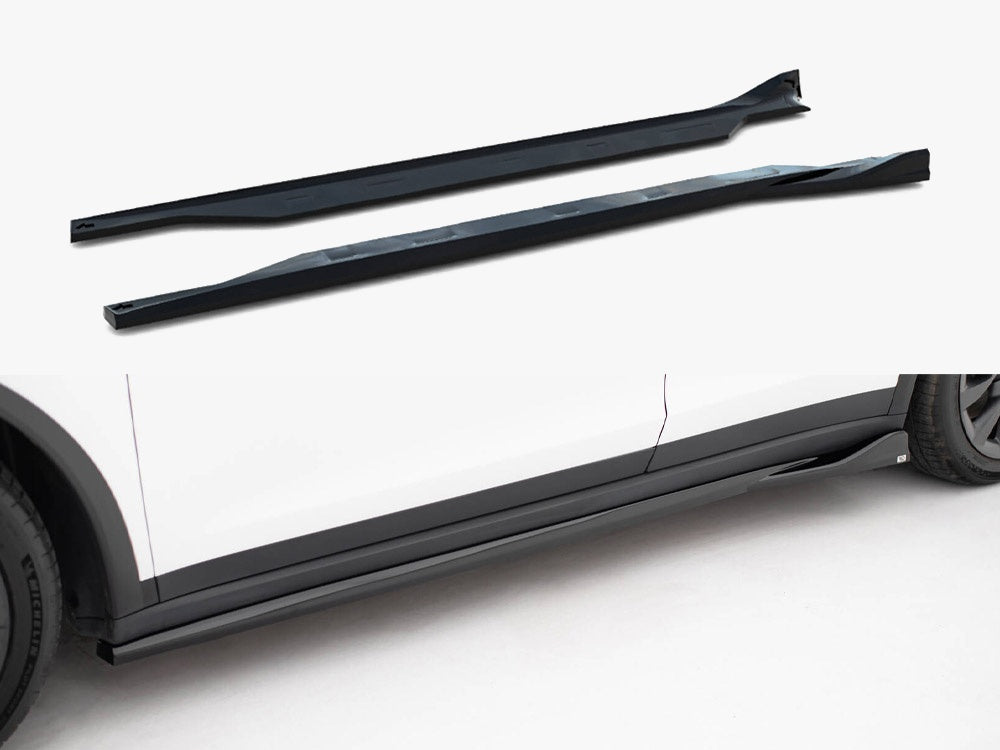 Side Skirts Diffusers V.2 Tesla Model X Mk1 Facelift
