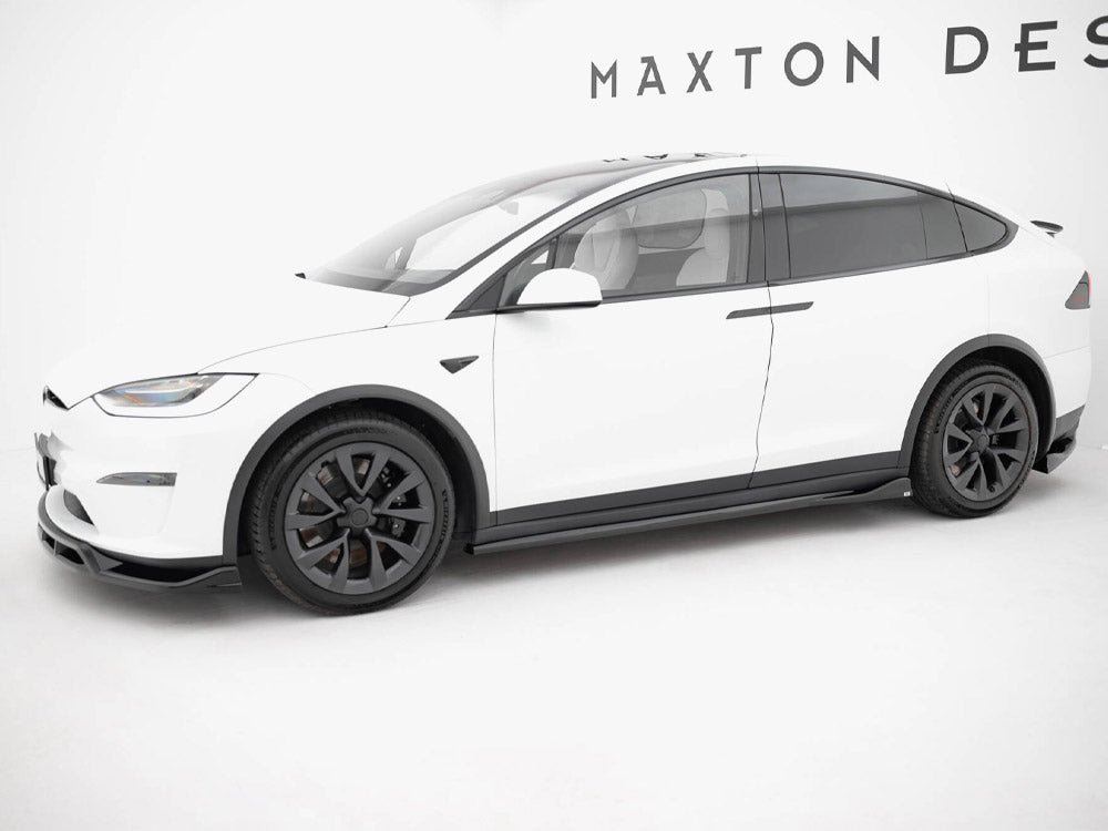 Maxton Design Side Skirts Diffusers V.2 Tesla Model X Mk1 Facelift - TE-MODELX-1F-SD2G - Image 2