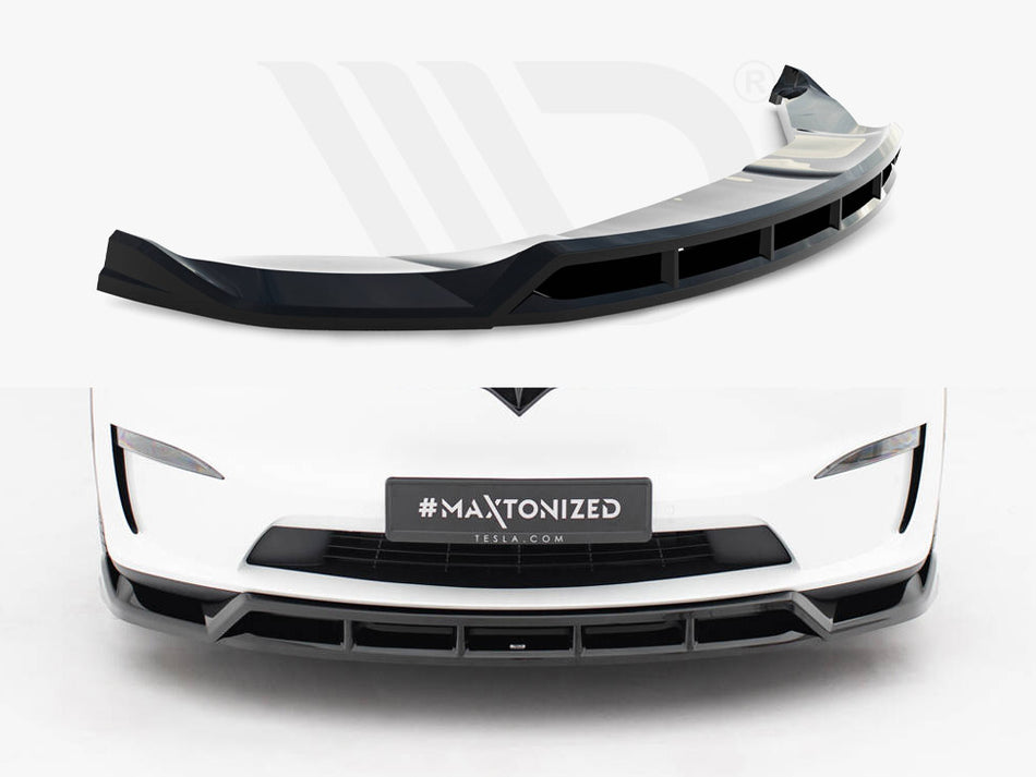 MAXTON DESIGN Front Splitter V.3 Tesla Model X Mk1 Facelift