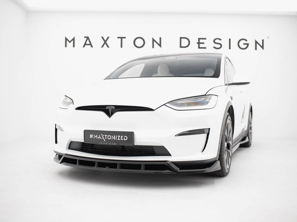 Maxton Design Front Splitter V.3 Tesla Model X Mk1 Facelift - TE-MODELX-1F-FD3G+FD3RG - Image 2