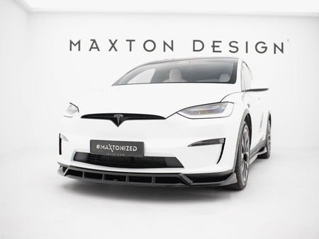 Maxton Design Front Splitter V.3 Tesla Model X Mk1 Facelift - TE-MODELX-1F-FD3G+FD3RG - Image 2