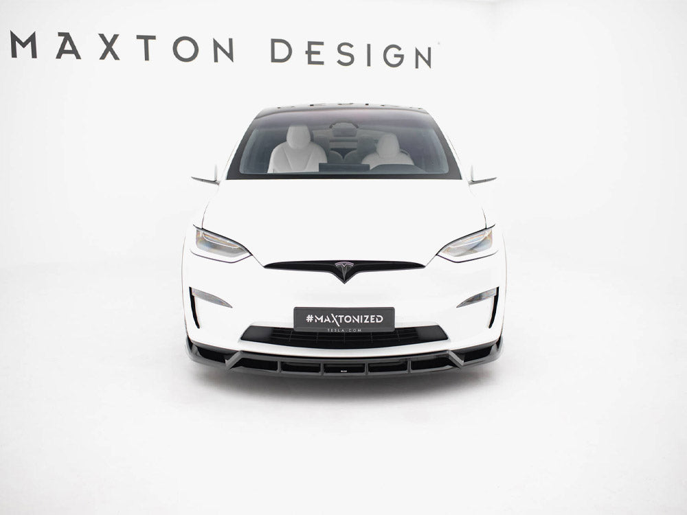 Maxton Design Front Splitter V.3 Tesla Model X Mk1 Facelift - TE-MODELX-1F-FD3G+FD3RG - Image 3