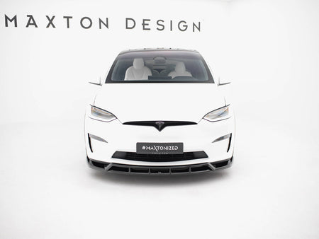 Maxton Design Front Splitter V.3 Tesla Model X Mk1 Facelift - TE-MODELX-1F-FD3G+FD3RG - Image 3