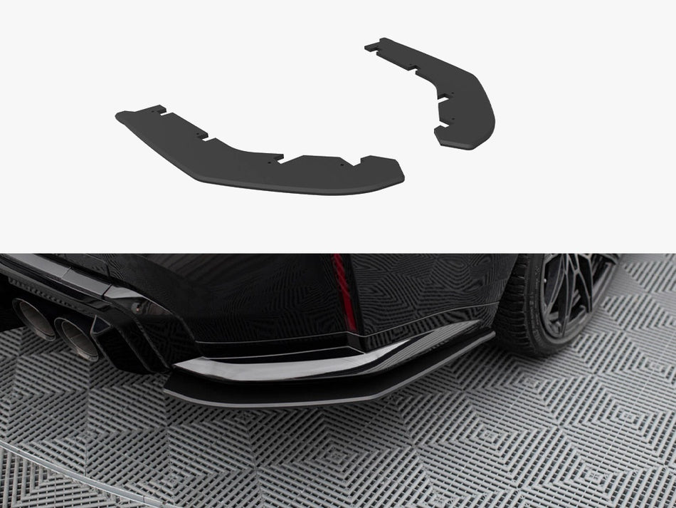 Maxton Design Street PRO Rear Side Splitters V.2 BMW M3 G80 - BM3G80MCNC-RSD2B - Image 1