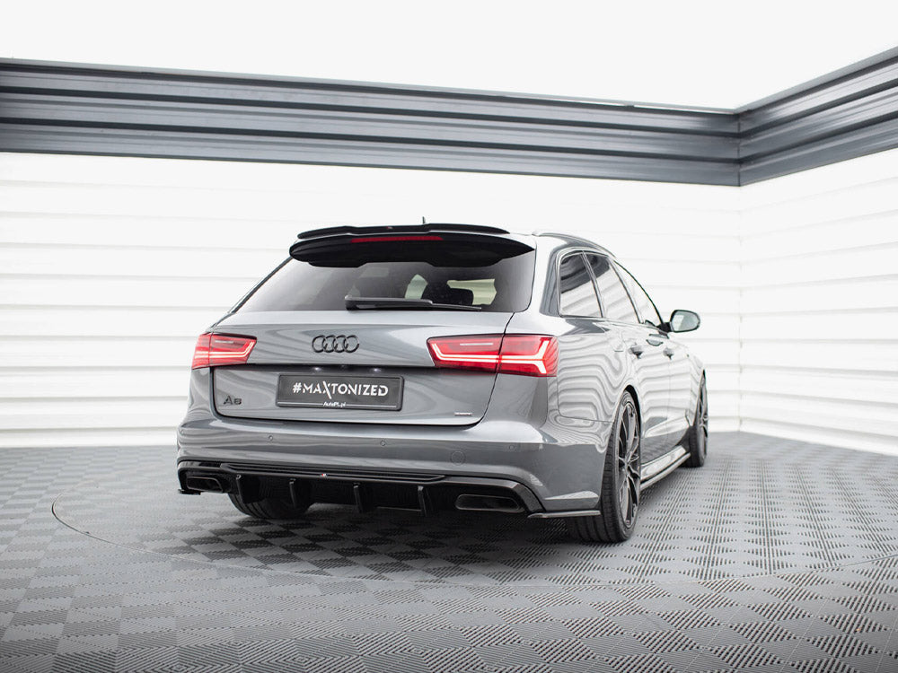 Maxton Design Rear Valance V.2 Audi A6 / A6 C7 S-Line / S6 C7 Facelift - AU-A6-C7F-SLINE-RS1GO_O+RS1RG - Image 2