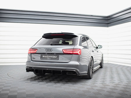 Maxton Design Rear Valance V.2 Audi A6 / A6 C7 S-Line / S6 C7 Facelift - AU-A6-C7F-SLINE-RS1GO_O+RS1RG - Image 2