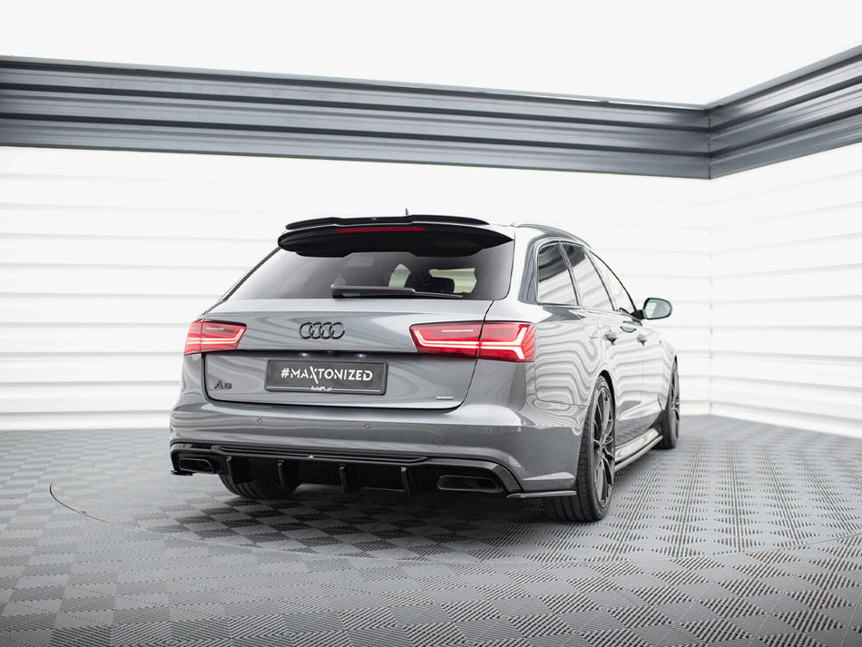 Maxton Design Rear Valance V.2 Audi A6 / A6 C7 S-Line / S6 C7 Facelift - AU-A6-C7F-SLINE-RS1GO_O+RS1RG - Image 2
