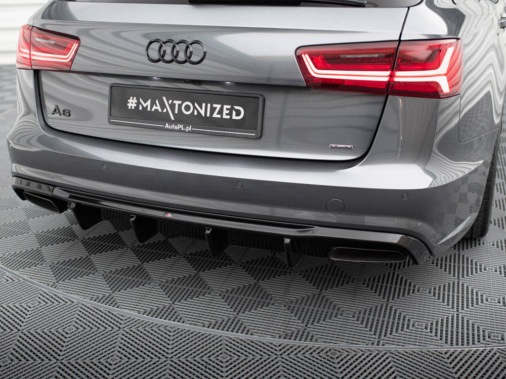 Maxton Design Rear Valance V.2 Audi A6 / A6 C7 S-Line / S6 C7 Facelift - AU-A6-C7F-SLINE-RS1GO_O+RS1RG - Image 6