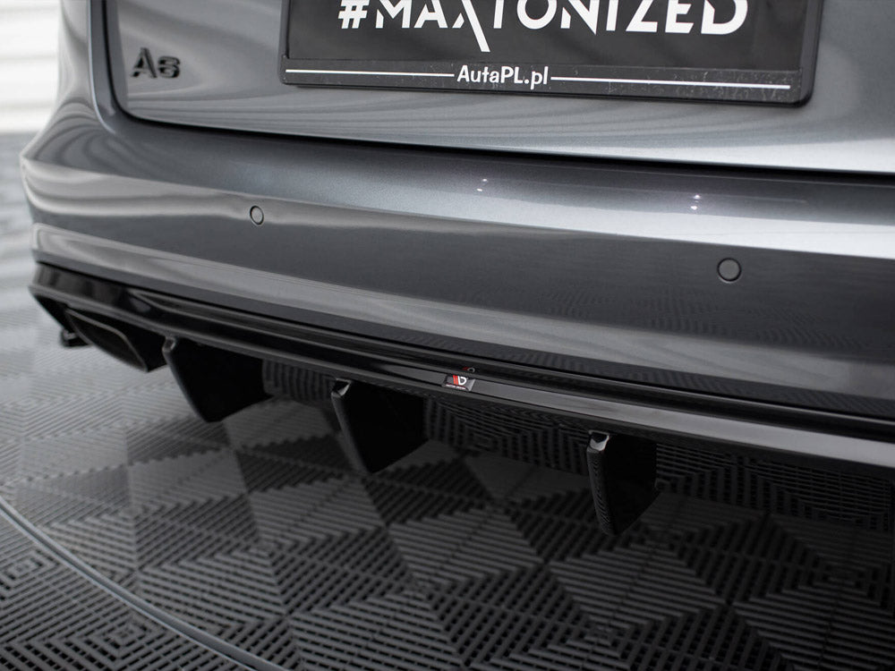 Maxton Design Rear Valance V.2 Audi A6 / A6 C7 S-Line / S6 C7 Facelift - AU-A6-C7F-SLINE-RS1GO_O+RS1RG - Image 8