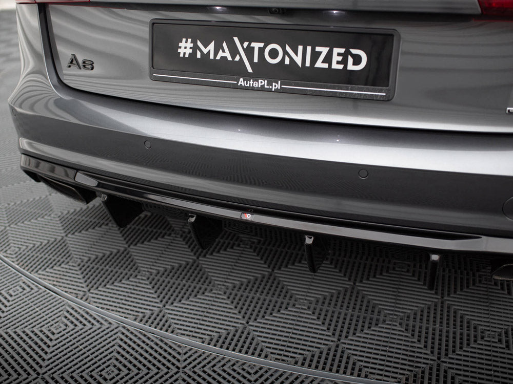 Maxton Design Rear Valance V.2 Audi A6 / A6 C7 S-Line / S6 C7 Facelift - AU-A6-C7F-SLINE-RS1GO_O+RS1RG - Image 10