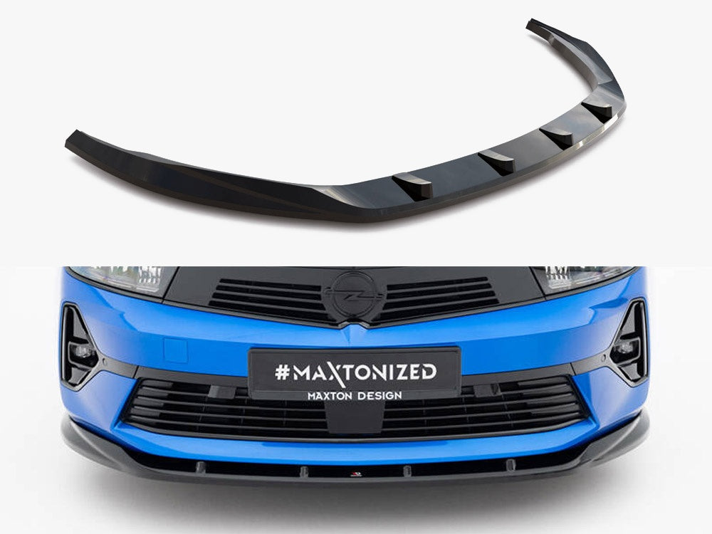 Maxton Design Front Splitter V.2 Opel Astra L (Mk6) - OP-AS-L-ST-FD2G - Image 1