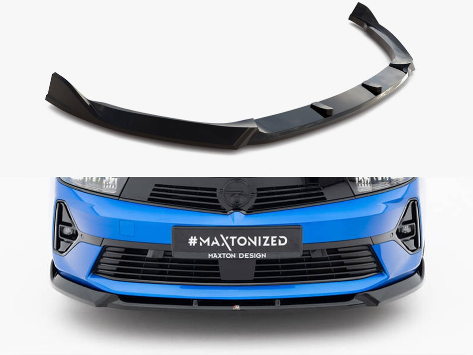 Maxton Design Front Splitter V.1 Opel Astra L (Mk6) - OP-AS-L-ST-FD1G - Image 1