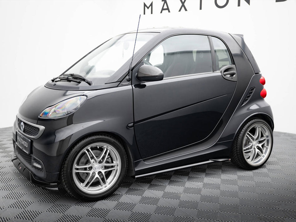 Maxton Design Side Skirts Diffusers Brabus Smart Fortwo C451 Facelift - BR-SM-FT-451-SD1G - Image 2