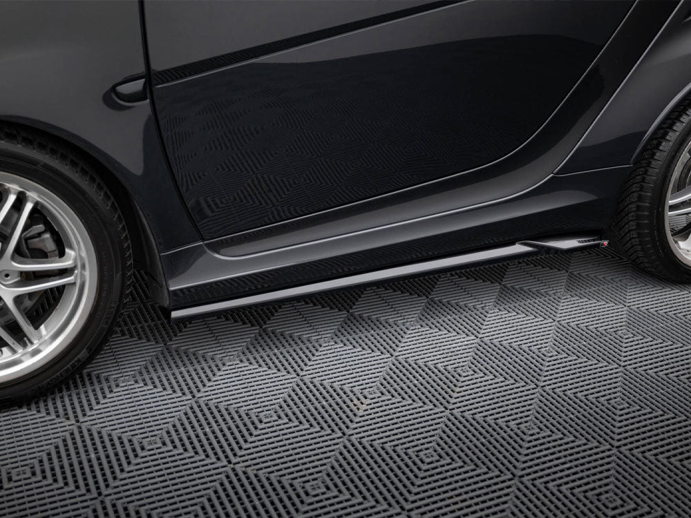 Maxton Design Side Skirts Diffusers Brabus Smart Fortwo C451 Facelift - BR-SM-FT-451-SD1G - Image 3