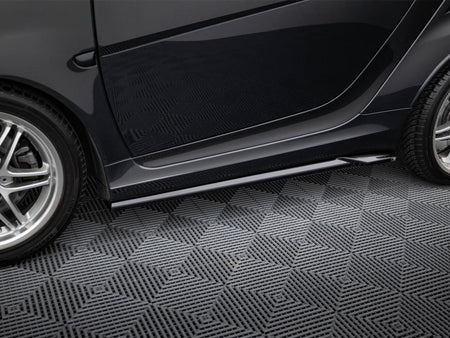 Maxton Design Side Skirts Diffusers Brabus Smart Fortwo C451 Facelift - BR-SM-FT-451-SD1G - Image 3