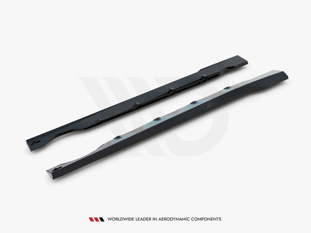 Maxton Design Side Skirts Diffusers Brabus Smart Fortwo C451 Facelift - BR-SM-FT-451-SD1G - Image 5