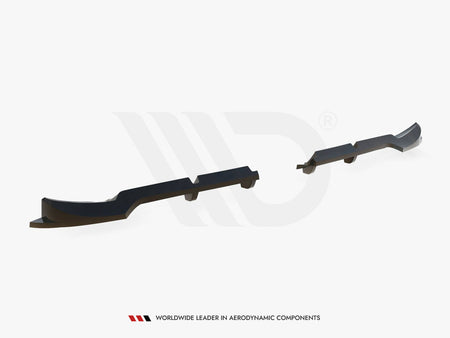 Maxton Design Rear Splitter (Vertical Bars) Brabus Smart Fortwo C451 Facelift - BR-SM-FT-451-RSD1G+RD1G - Image 5