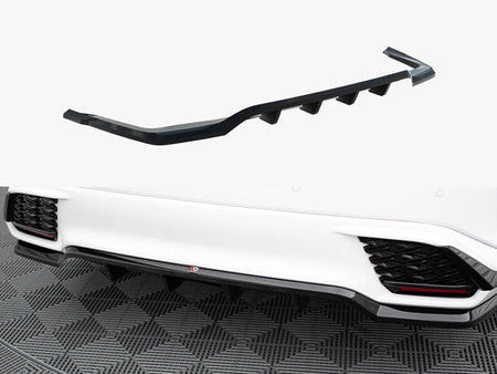 Maxton Design Rear Splitter (Vertical Bars) Lexus RX F-Sport Mk5 - LE-RX-5-FSPORT-RD1G+RD2G - Image 1