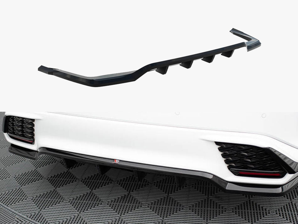 Maxton Design Rear Splitter (Vertical Bars) Lexus RX F-Sport Mk5 - LE-RX-5-FSPORT-RD1G+RD2G - Image 1