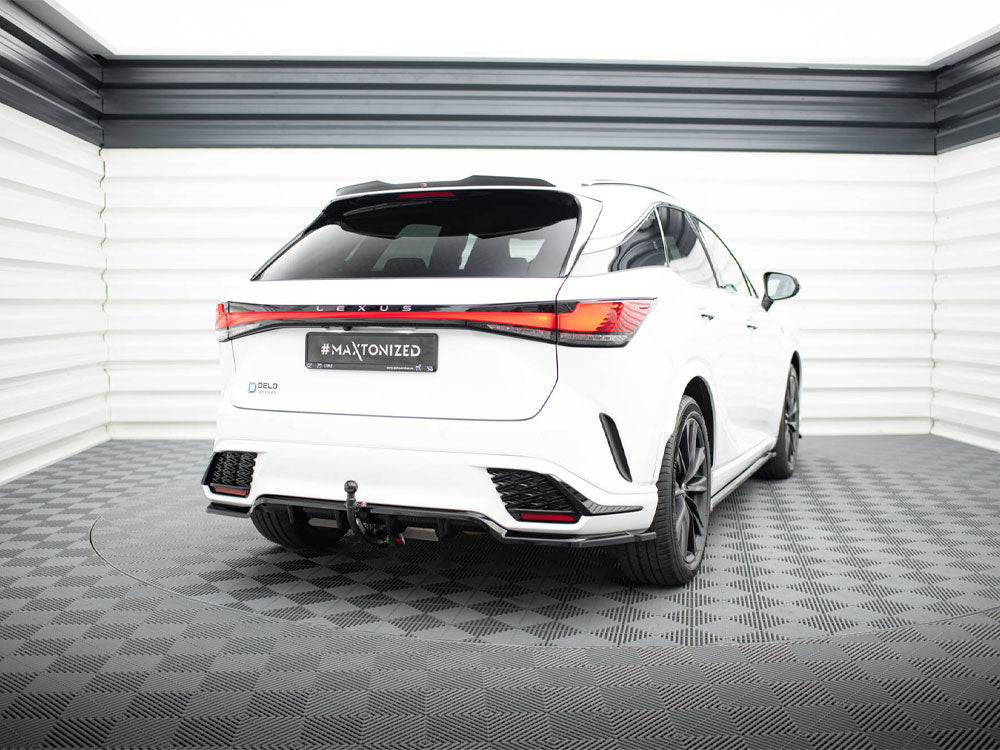 Maxton Design Rear Splitter (Vertical Bars) Lexus RX F-Sport Mk5 - LE-RX-5-FSPORT-RD1G+RD2G - Image 6