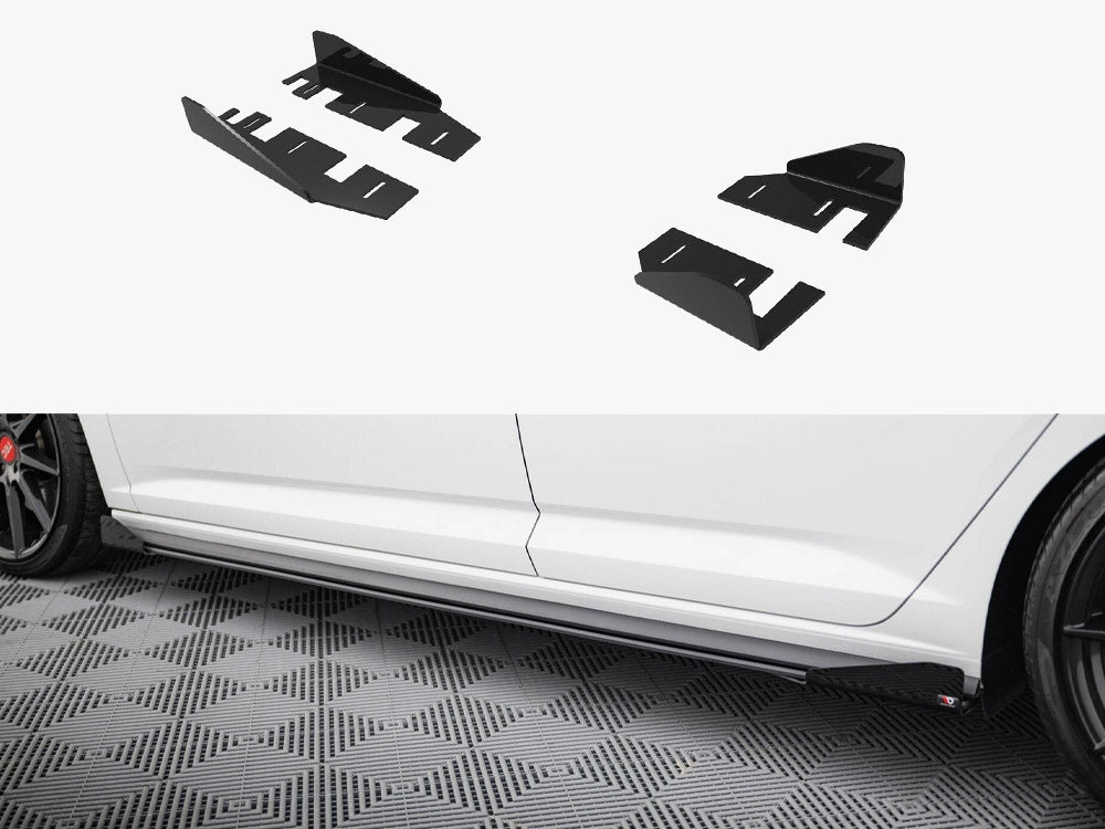 Maxton Design Side Flaps Volkswagen Jetta GLI Mk7 - VWJE7GLICNC-SF1G - Image 1