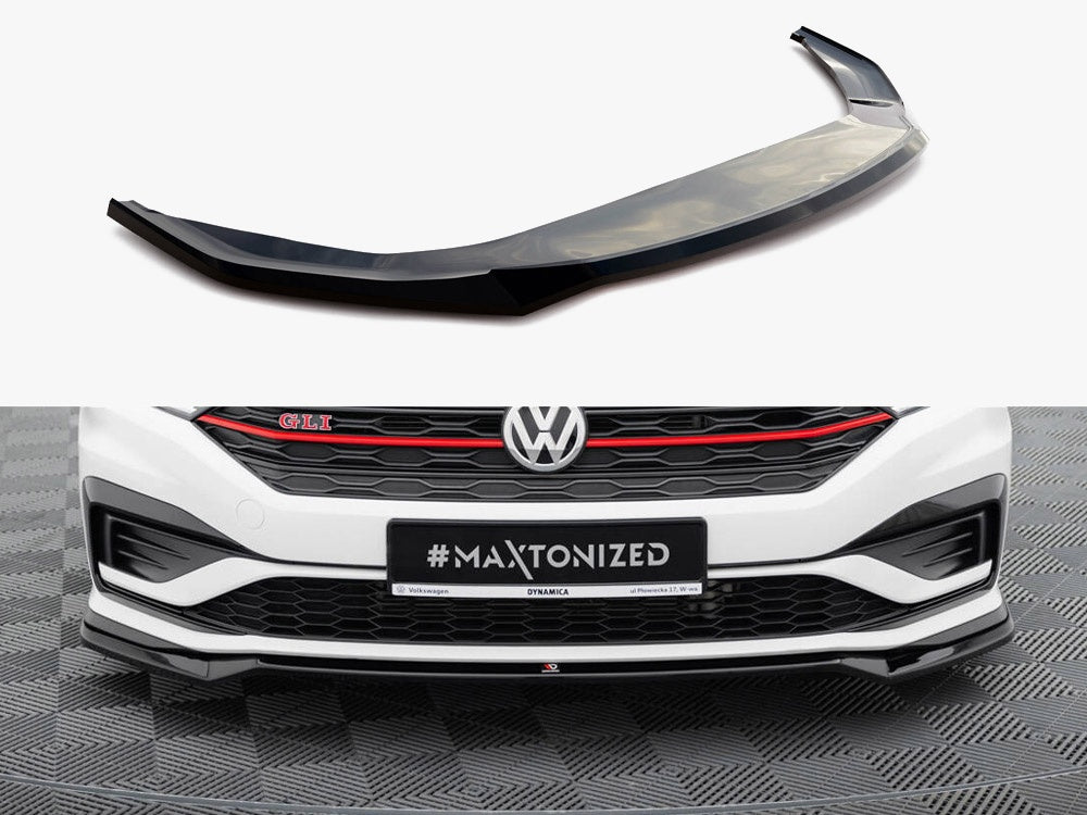 Maxton Design Front Splitter V.2 Volkswagen Jetta GLI Mk7 - VW-JE-7-GLI-FD2G - Image 1