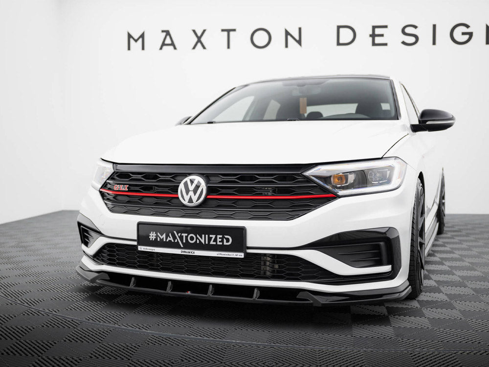 Maxton Design Front Splitter V.1 Volkswagen Jetta GLI Mk7 - VW-JE-7-GLI-FD1G - Image 2